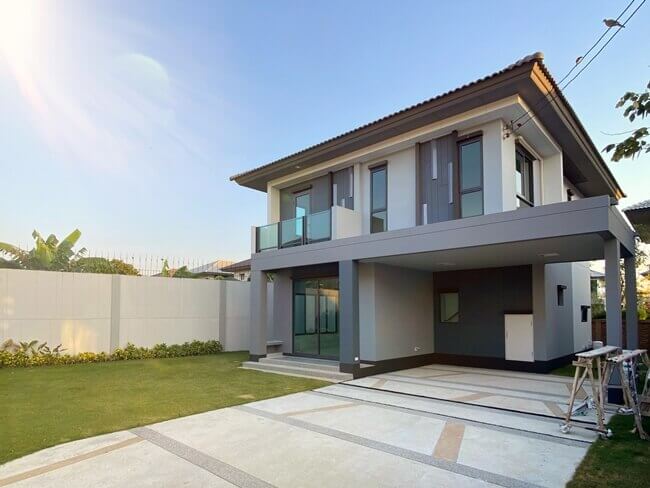 Modern House Facing Front